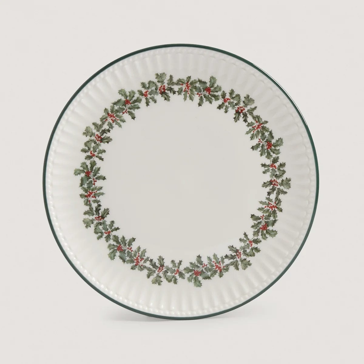 PLATO ENTRADA RIPLEY HOME RAMAS NAVIDAD BLANCO - 2
