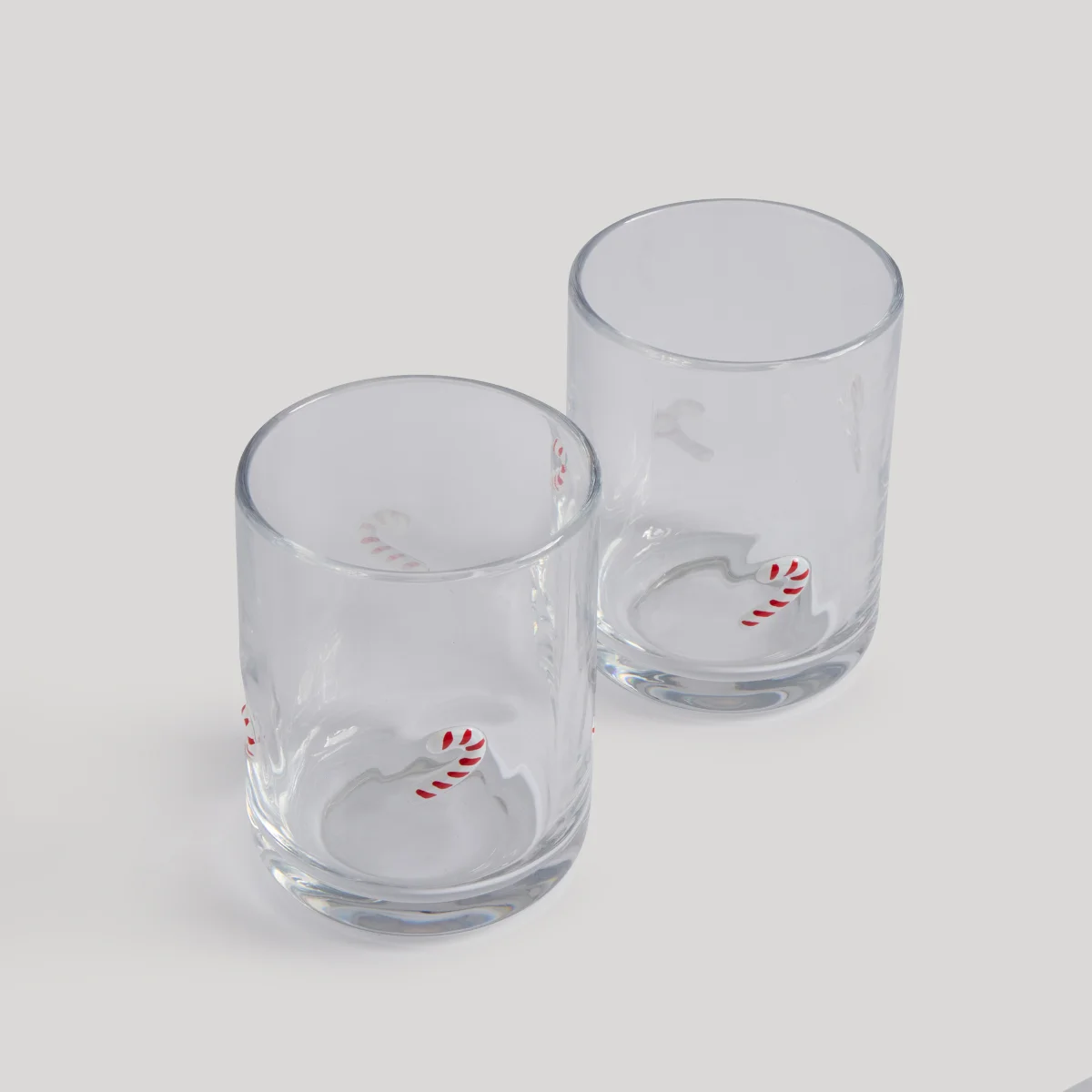 SET X2 VASOS RIPLEY HOME BASTÓN TRANSPARENTE - 1