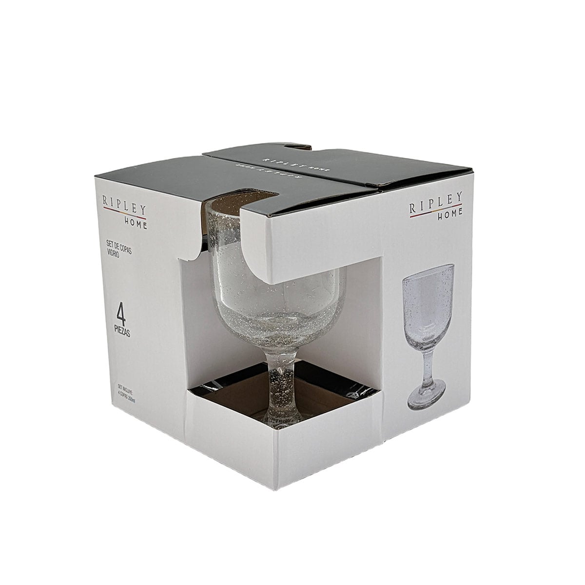SET X4 COPAS RIPLEY HOME TRANSPARENTE BURB - 2