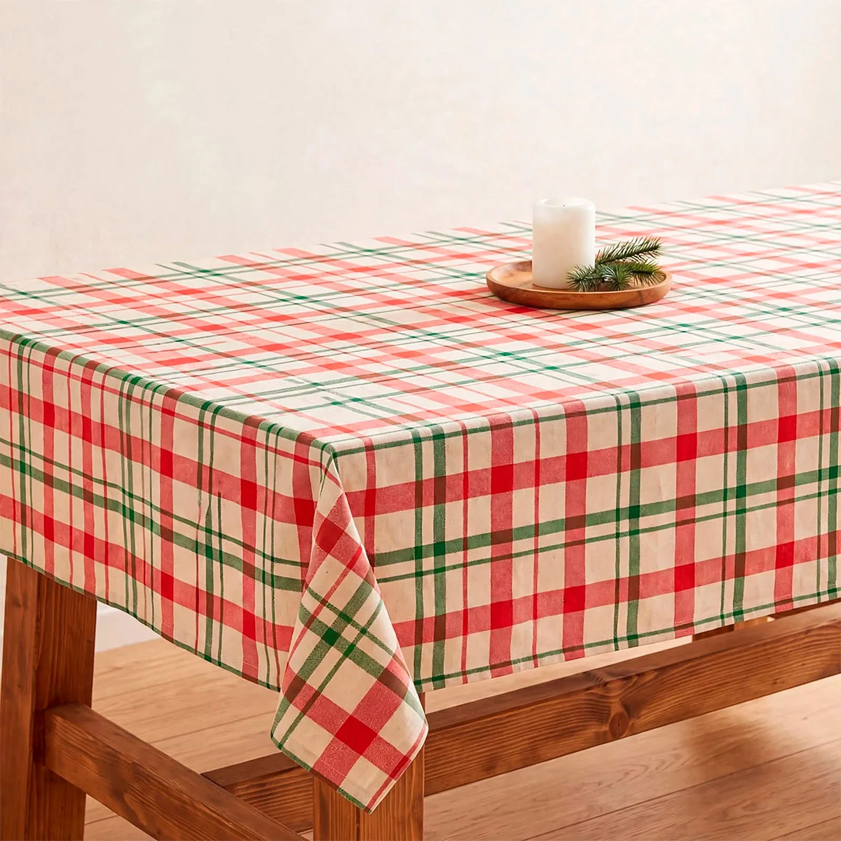 MANTEL RIPLEY HOME ESCOCES 180X240 CM ROJO/VERDE - 1