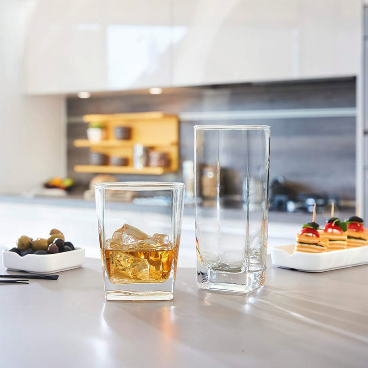 VASO LUMINARC STERLING BAJO VIDRIO TEMPLADO TRANSPARENTE - 4