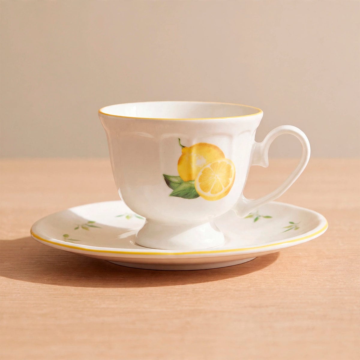 TAZA RIPLEY HOME CON PLATO AMARILLO - 1