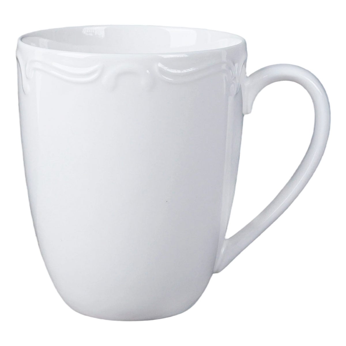 SET X4 PLATOS MUG RIPLEY HOME CLÁSICO BLANCO - 2
