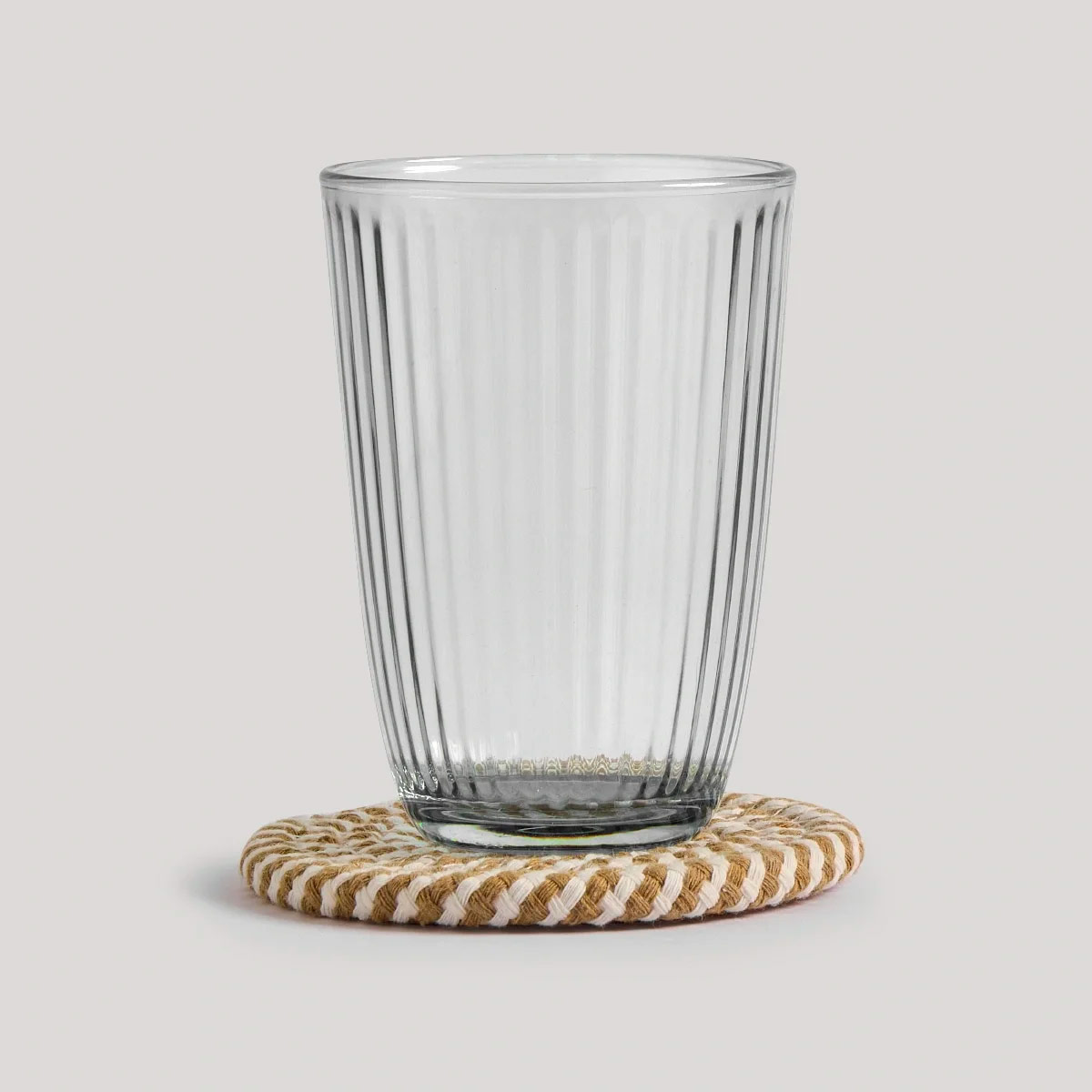 SET X4 POSAVASOS RIPLEY HOME BICOLOR BEIGE - 4