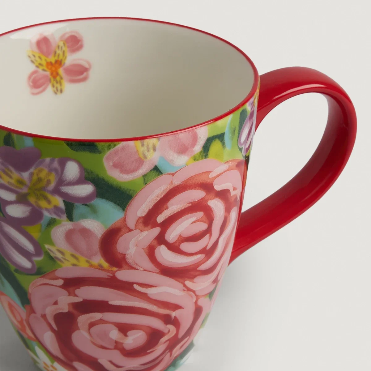 MUG RIPLEY HOME FLORES ROJO - 2