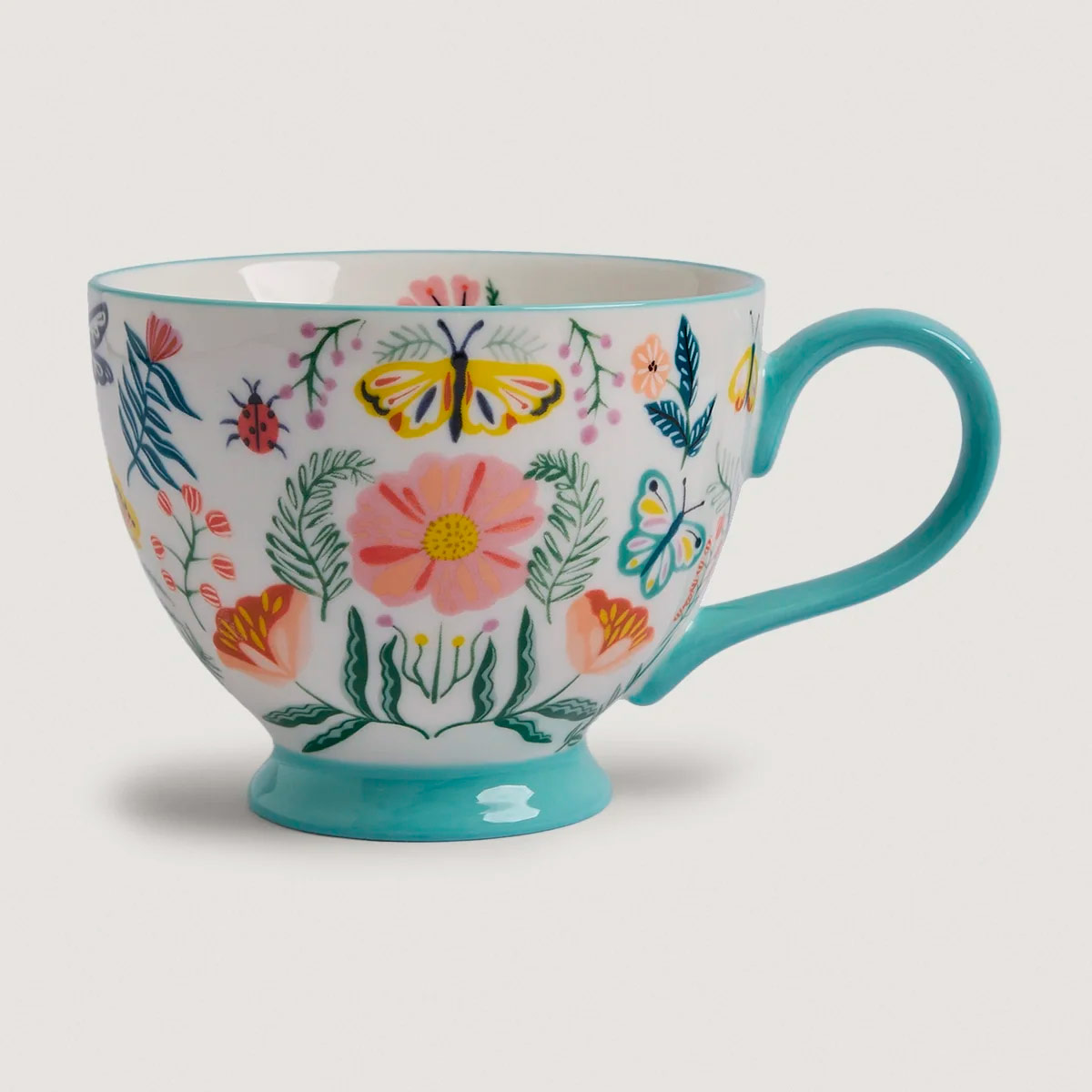 MUG RIPLEY HOME FLORES AQUA - 2