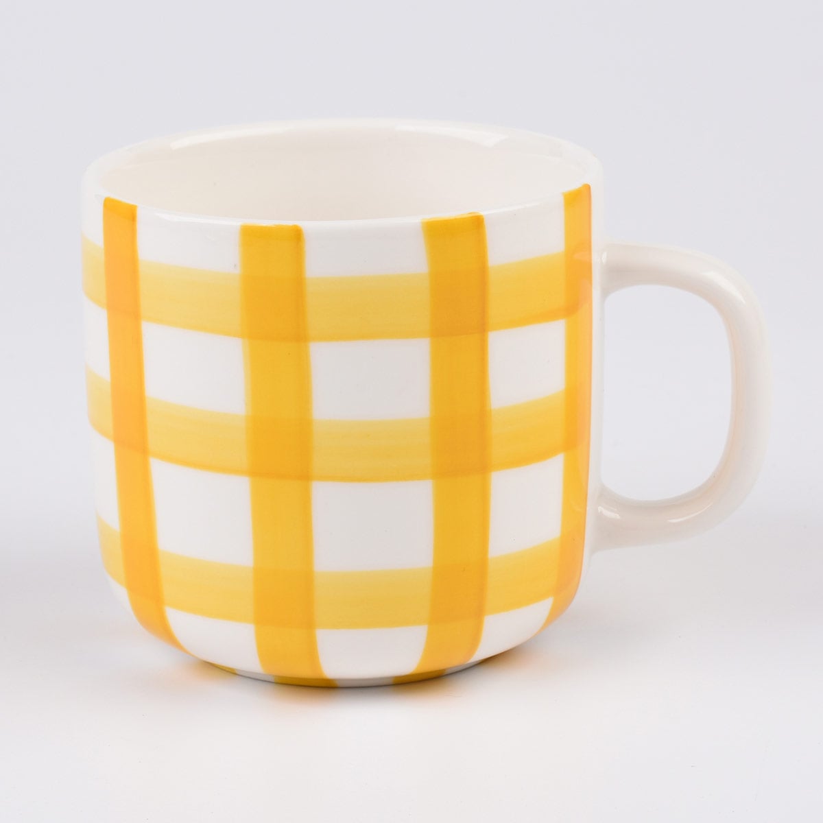 MUG RIPLEY HOME CUADROS AMARILLO - 1