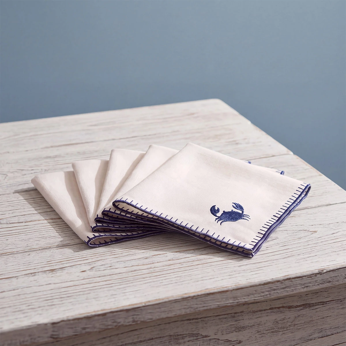 SET X4 SERVILLETAS RIPLEY HOME CAPRI AZUL - 1
