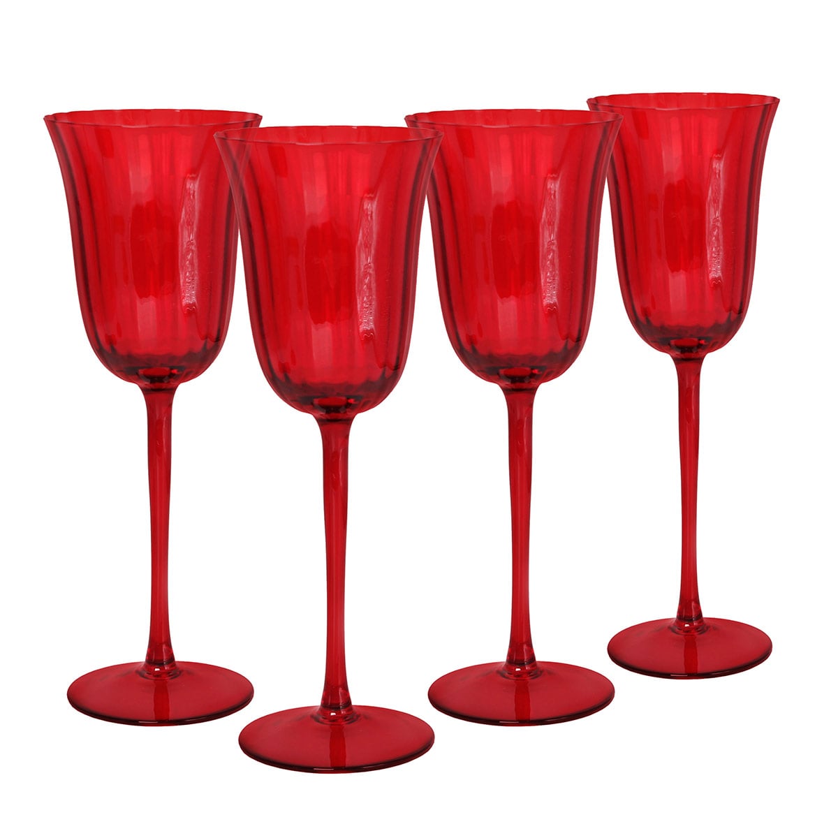 SET X4 COPAS RIPLEY HOME LÍNEAS ROJO - 1