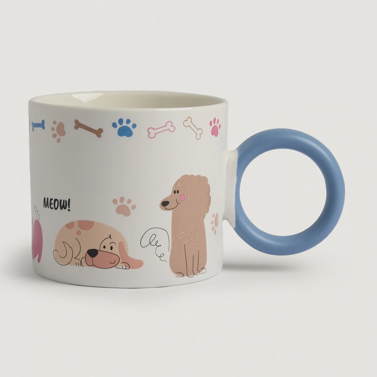 MUG RIPLEY HOME PERROS BLANCO - 1