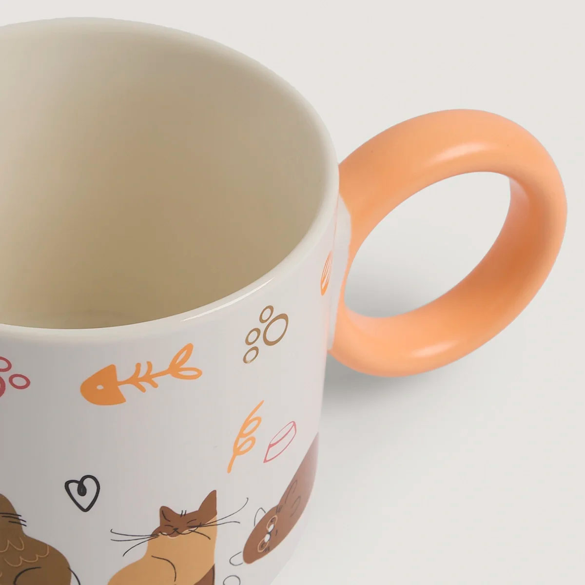 MUG RIPLEY HOME GATOS BLANCO - 3