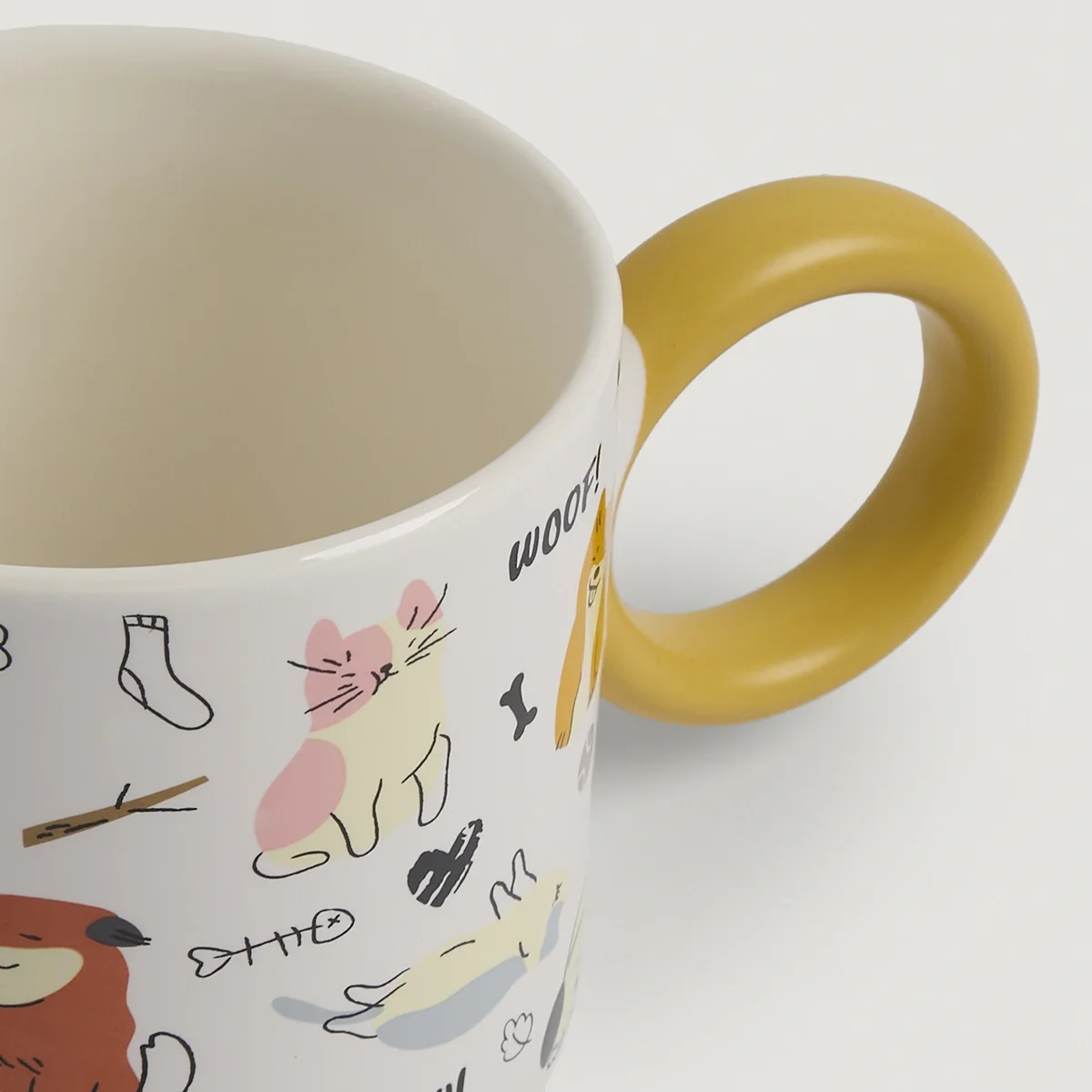 MUG RIPLEY HOME PERROS Y GATOS BLANCO - 2