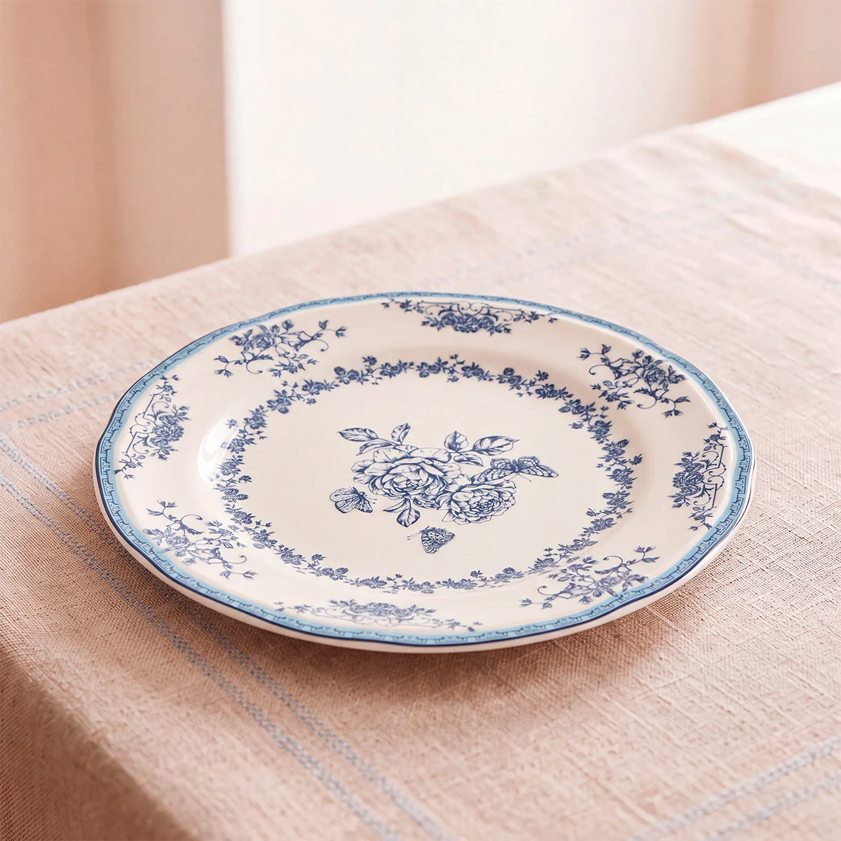 PLATO ENTRADA RIPLEY HOME CLASSIC COLLECTION FLORES AZUL - 1