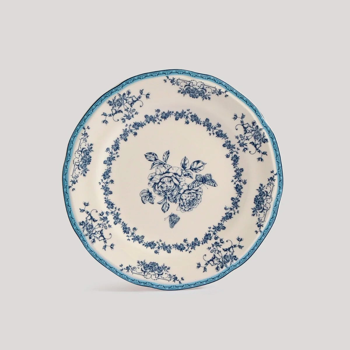 PLATO ENTRADA RIPLEY HOME CLASSIC COLLECTION FLORES AZUL - 2