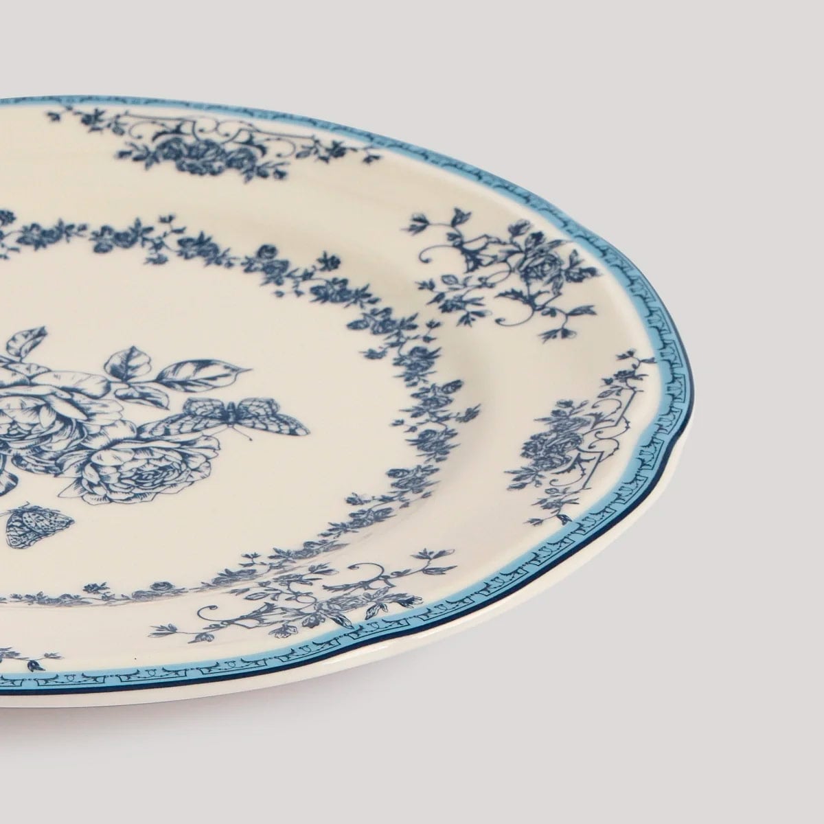 PLATO ENTRADA RIPLEY HOME CLASSIC COLLECTION FLORES AZUL - 3