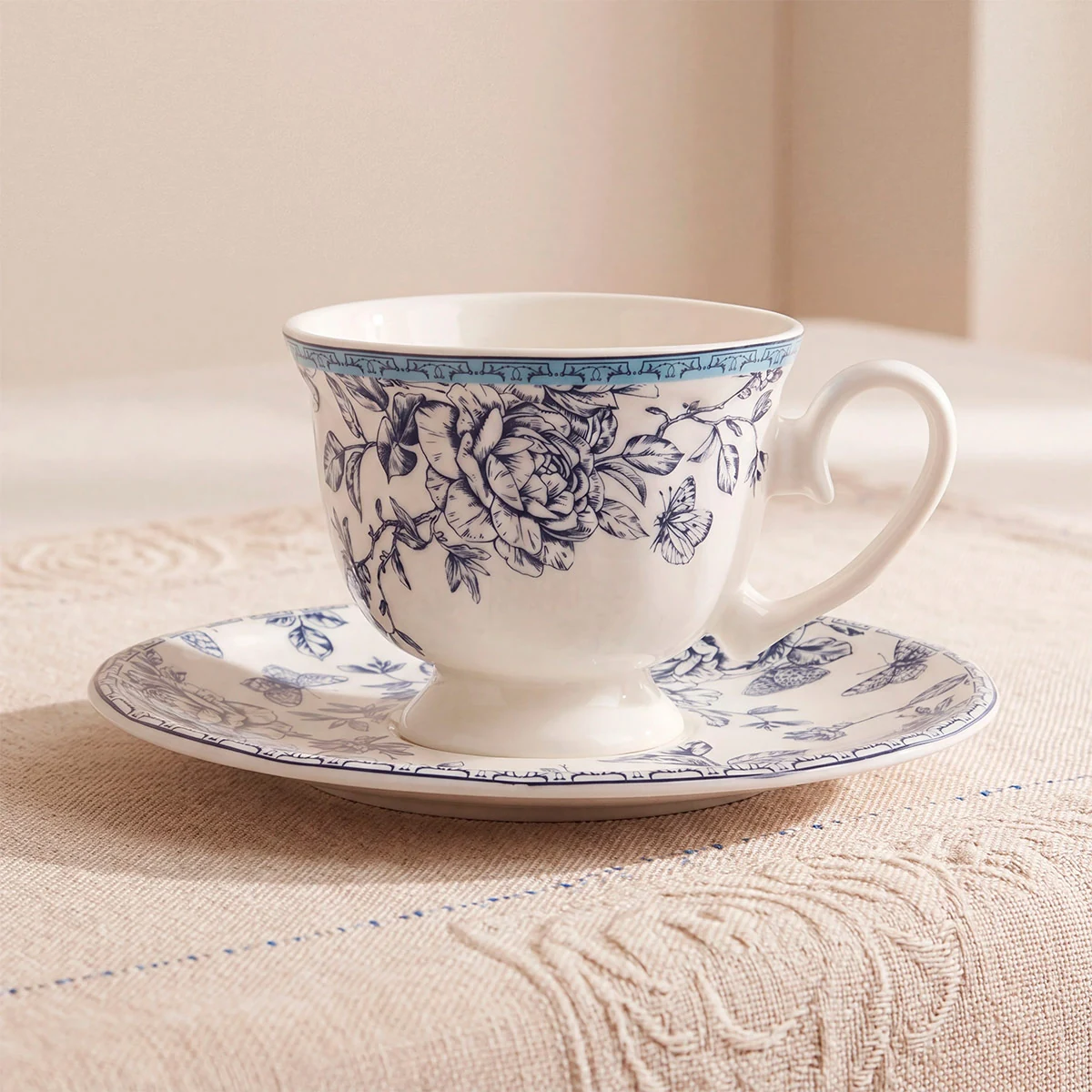 TAZA RIPLEY HOME CLASSIC COLLECTION FLORES C/PLATO - 1