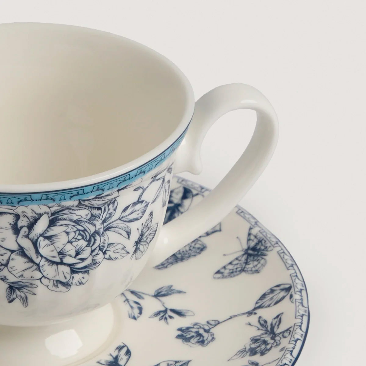 TAZA RIPLEY HOME CLASSIC COLLECTION FLORES C/PLATO - 3