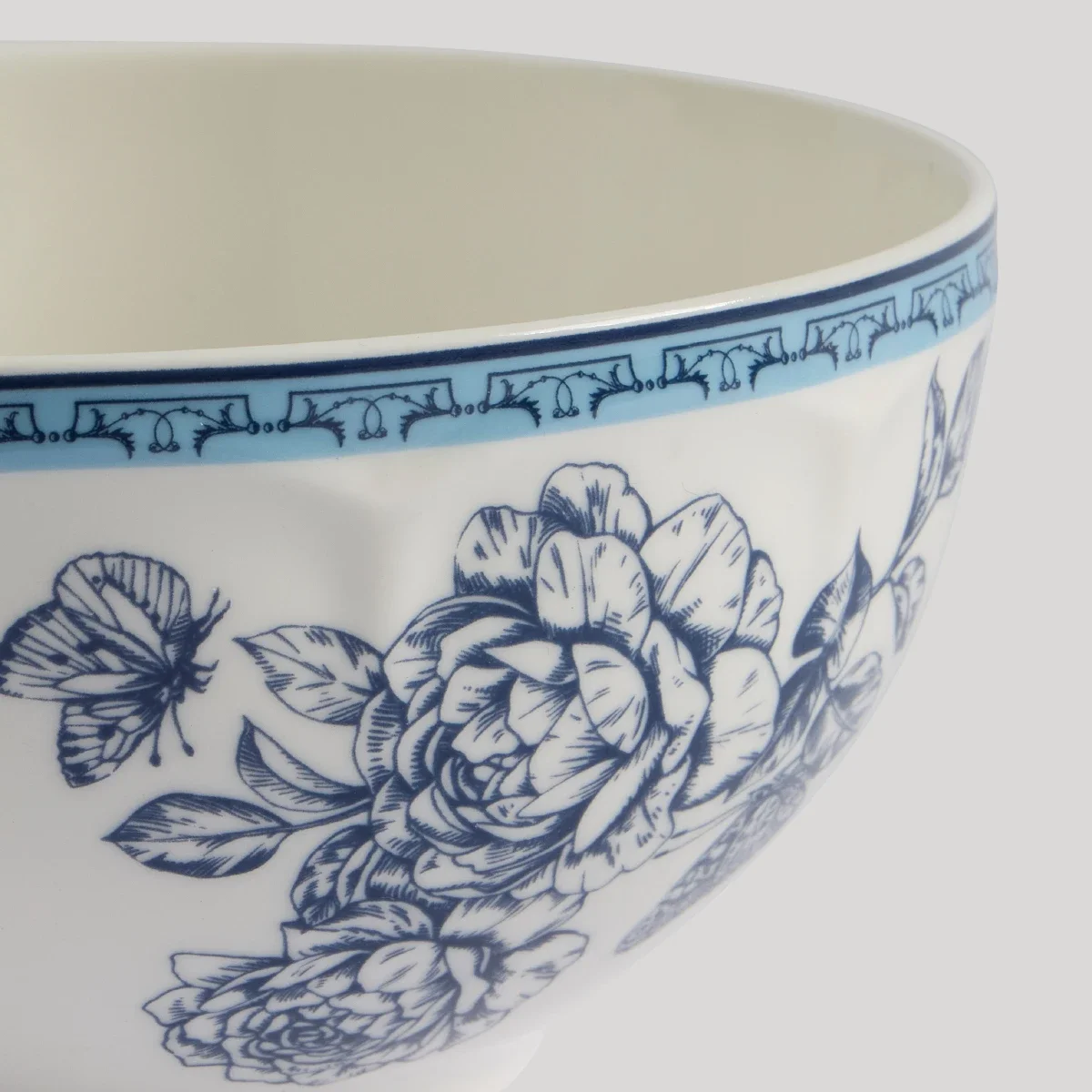 BOWL RIPLEY HOME CLASSIC COLLECTION FLORES AZUL - 2
