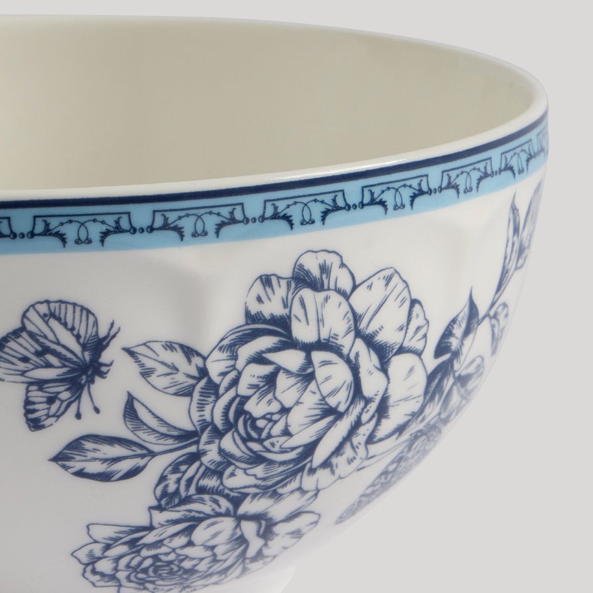 BOWL RIPLEY HOME CLASSIC COLLECTION FLORES AZUL - 3
