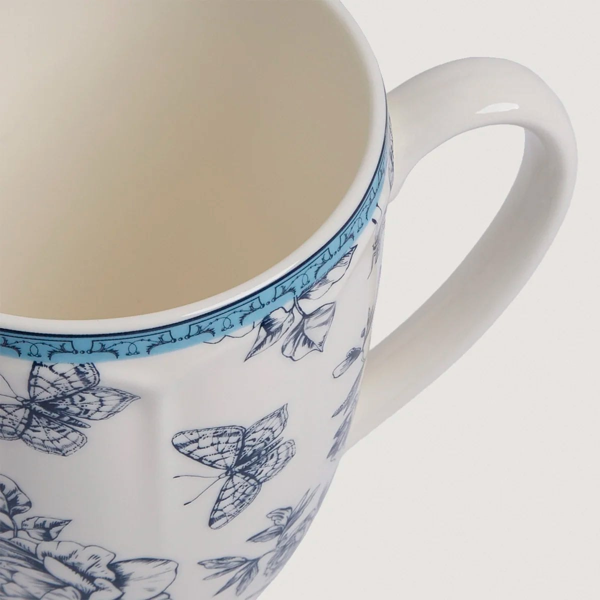MUG RIPLEY HOME CLASSIC COLLECTION FLORES AZUL - 3