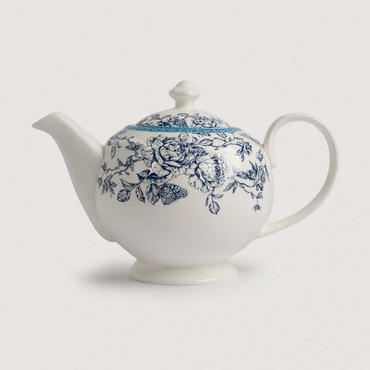 TETERA RIPLEY HOME CLASSIC COLLECTION FLORES AZUL - 2