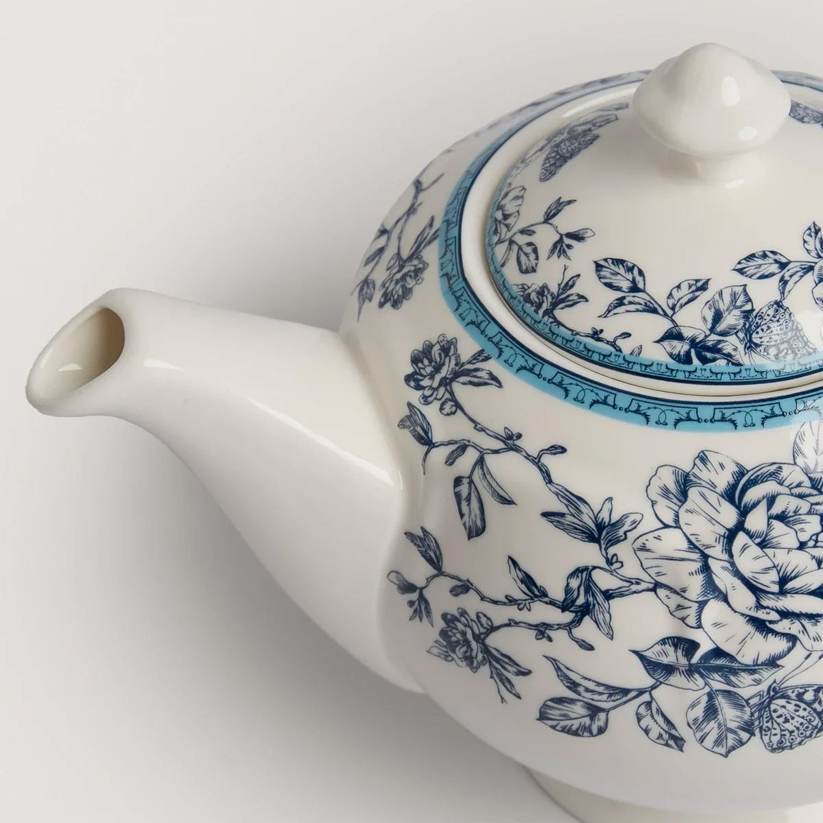 TETERA RIPLEY HOME CLASSIC COLLECTION FLORES AZUL - 3