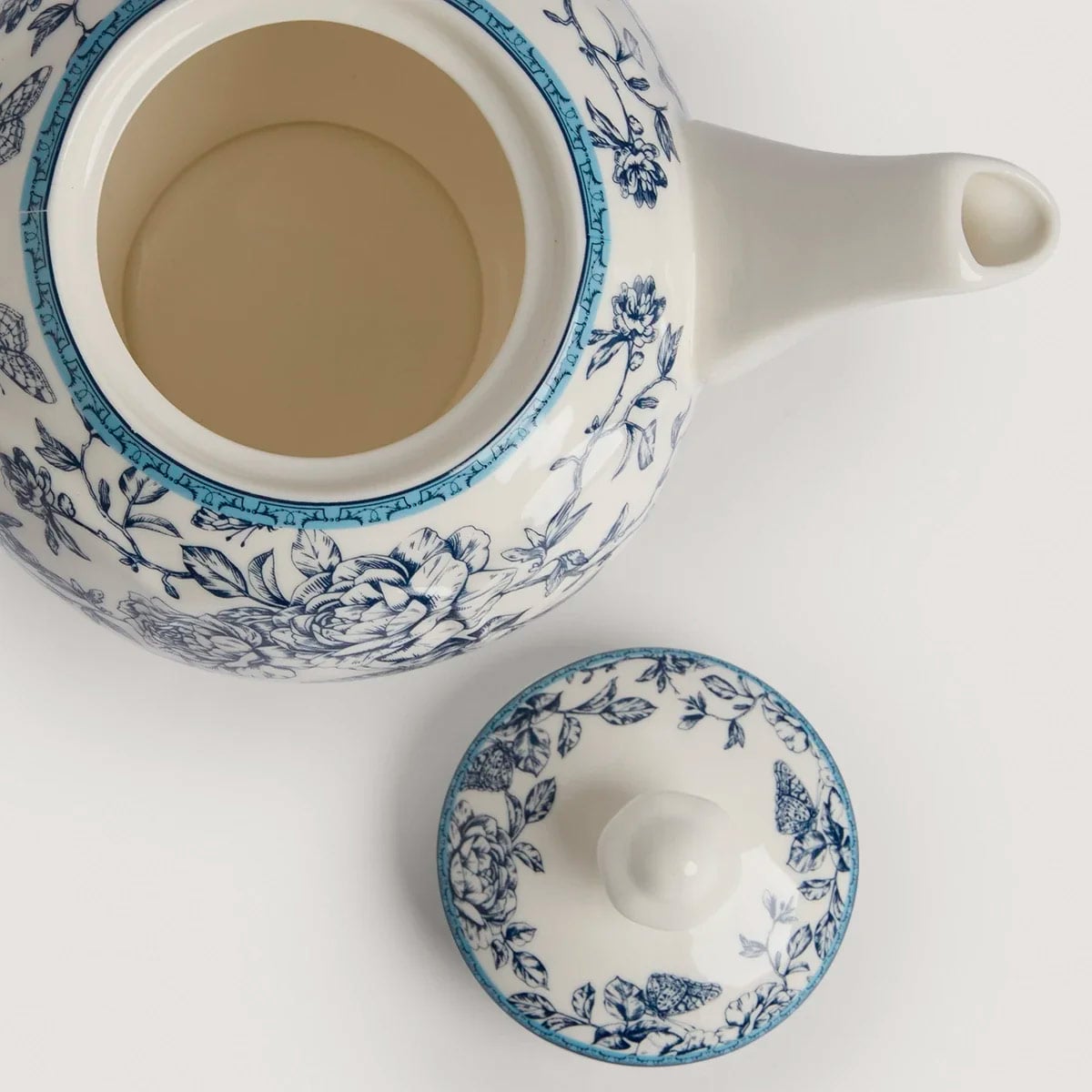 TETERA RIPLEY HOME CLASSIC COLLECTION FLORES AZUL - 4
