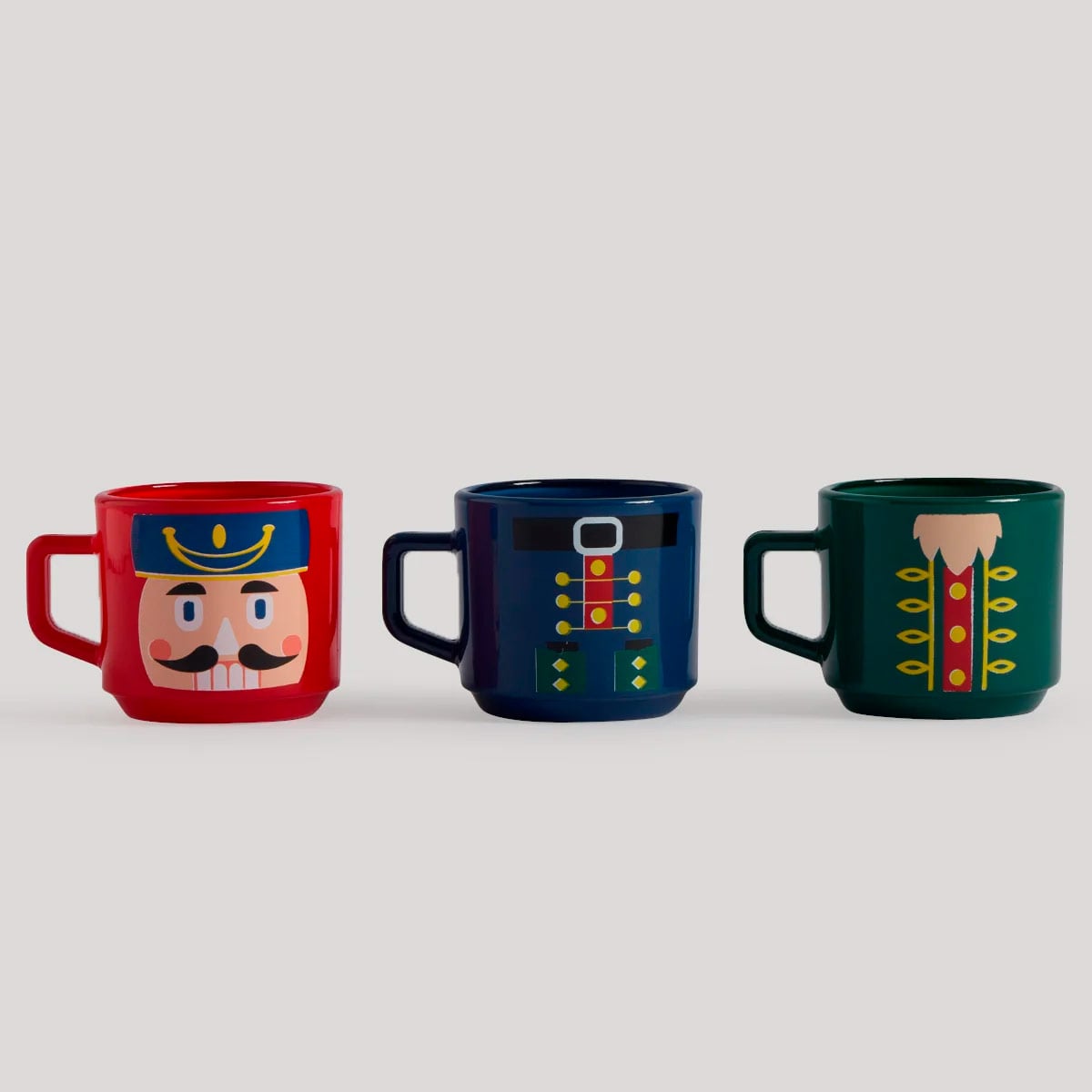 SET X3 MUG RIPLEY HOME CON RACK SOLDADO VERDE - 3