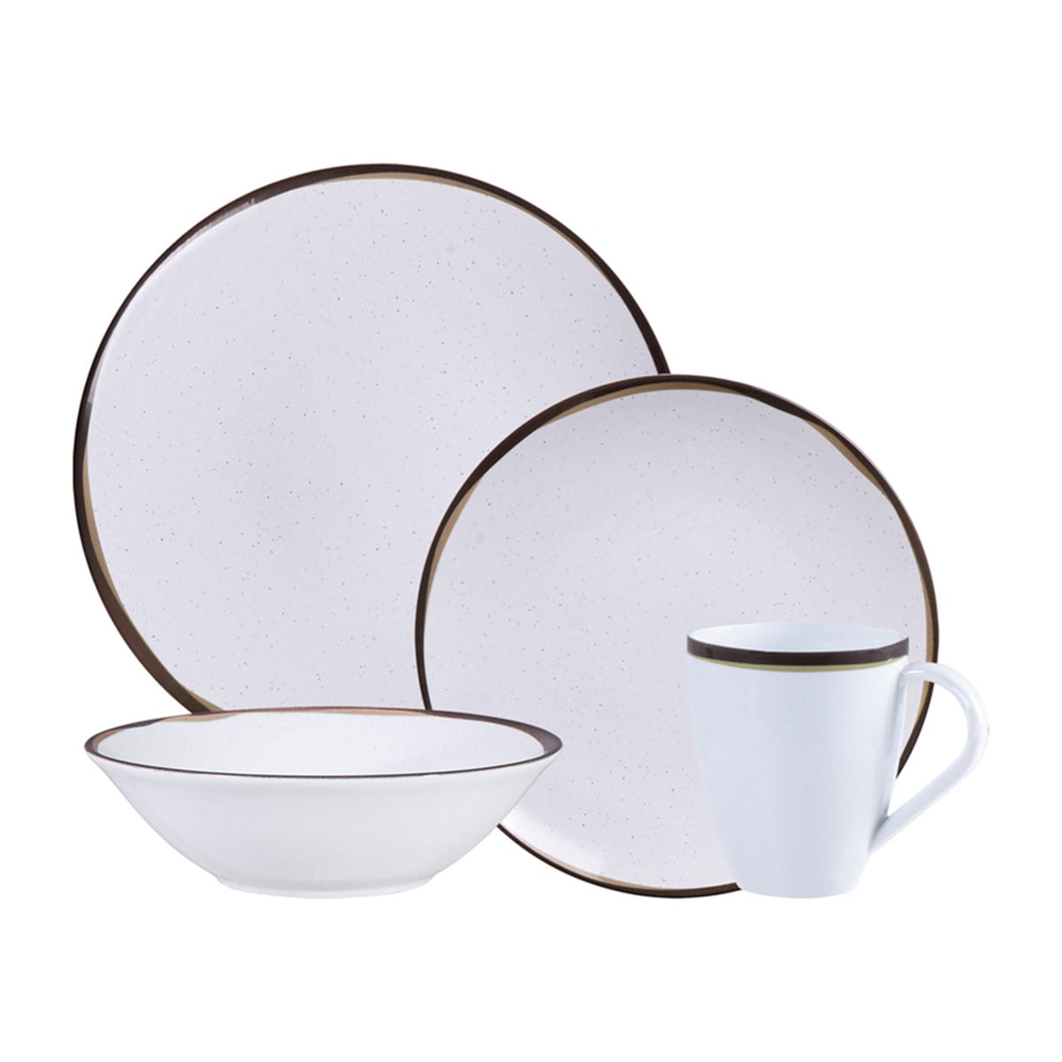 VAJILLA TRAMONTINA CANYON PORCELANA 16 PIEZAS - 1