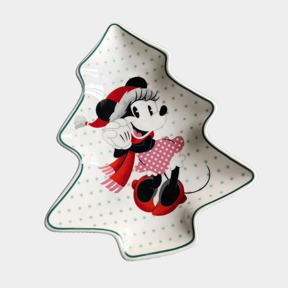 PLATO APERITIVO MEDIANO NAVIDAD DISNEY 21,5 X 17,5 CMS - 2