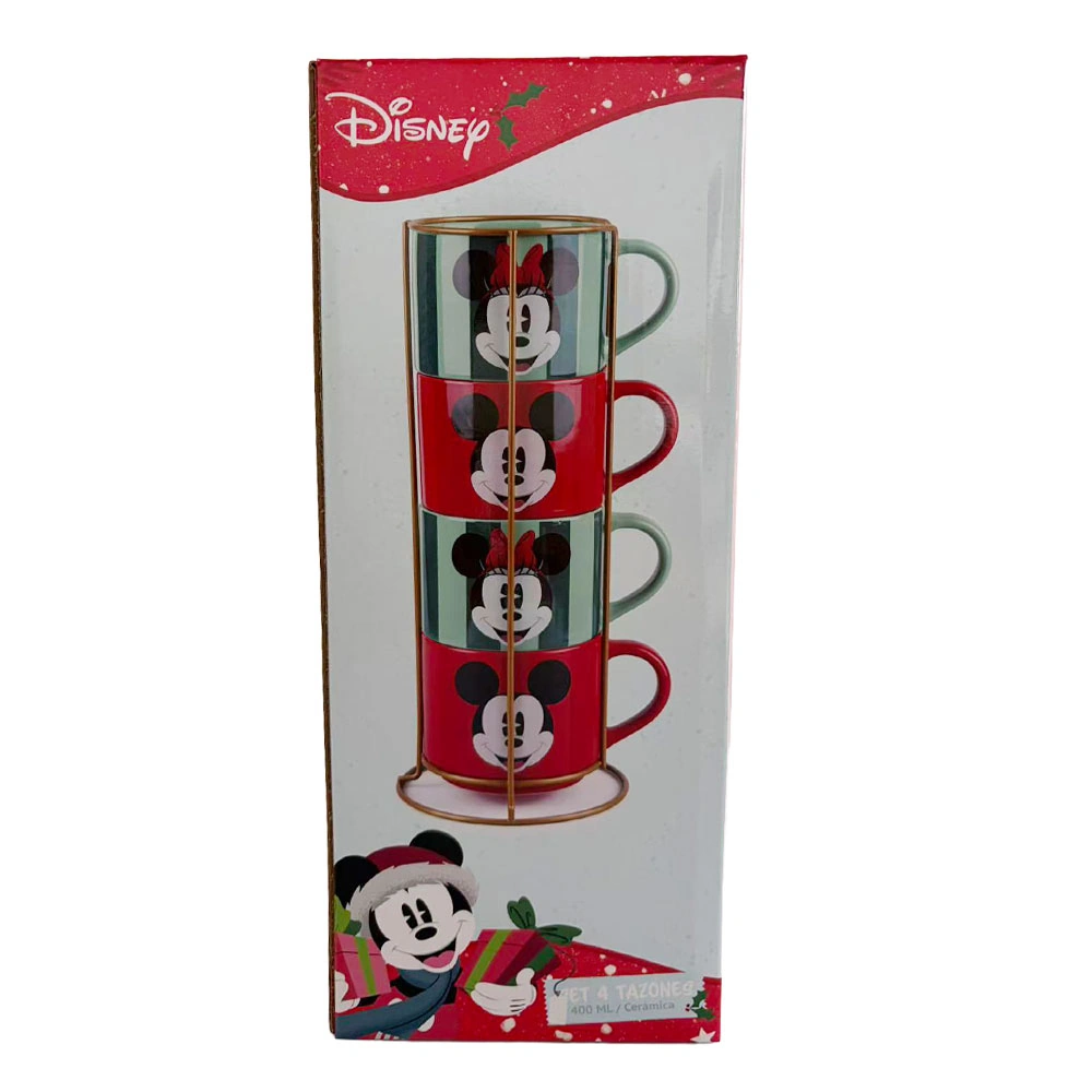 SET 4 MUGS 400ML NAVIDAD DISNEY - 3