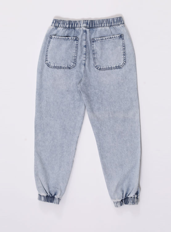JEAN JOGGER ALGODÓN NIÑO HARVEST CELESTE PINZA - 2