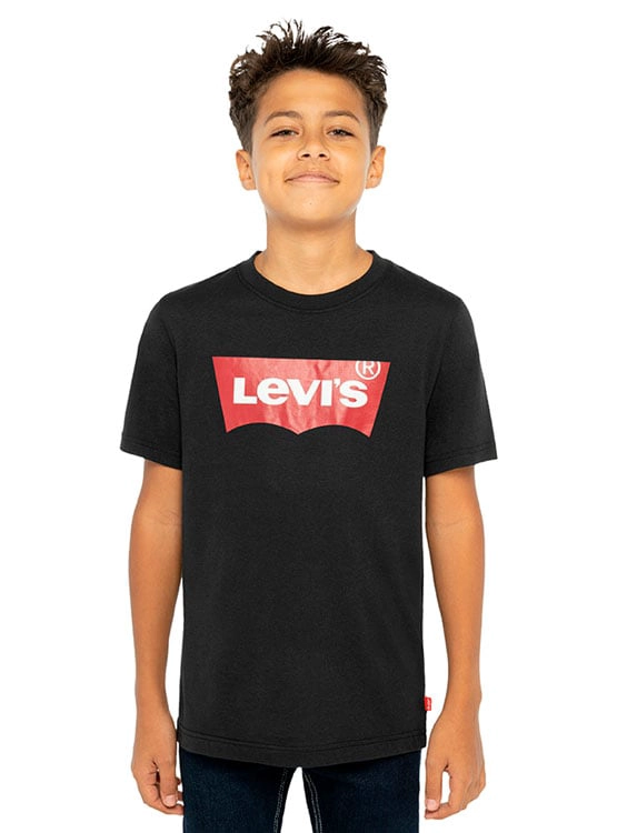 POLO MANGA CORTA NIÑO LEVI'S NEGRO LOGO BATWING 918157-023 - 1