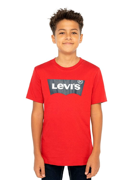 POLO MANGA CORTA ALGODÓN NIÑO LEVI'S ROJO LOGO BATWING 918157-R86 - 1