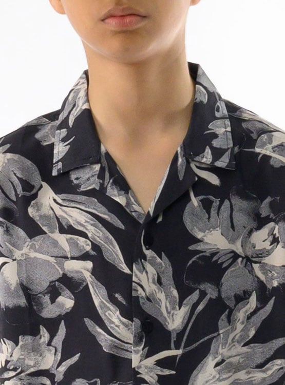 CAMISA MANGA CORTA NIÑO WOALLANCE GRIS ITALO - 5