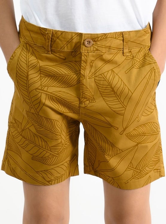 SHORT ALGODÓN REGULAR FIT NIÑO WOALLANCE 85-NG057 I24-25 - 1