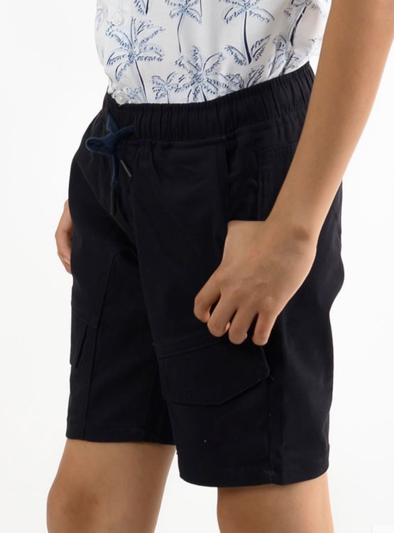 SHORT ALGODÓN REGULAR FIT NIÑO WOALLANCE 85-SG294 I24-25 - 3