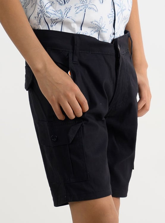 SHORT ALGODÓN REGULAR FIT NIÑO WOALLANCE 85-SG298 I24-25 - 3