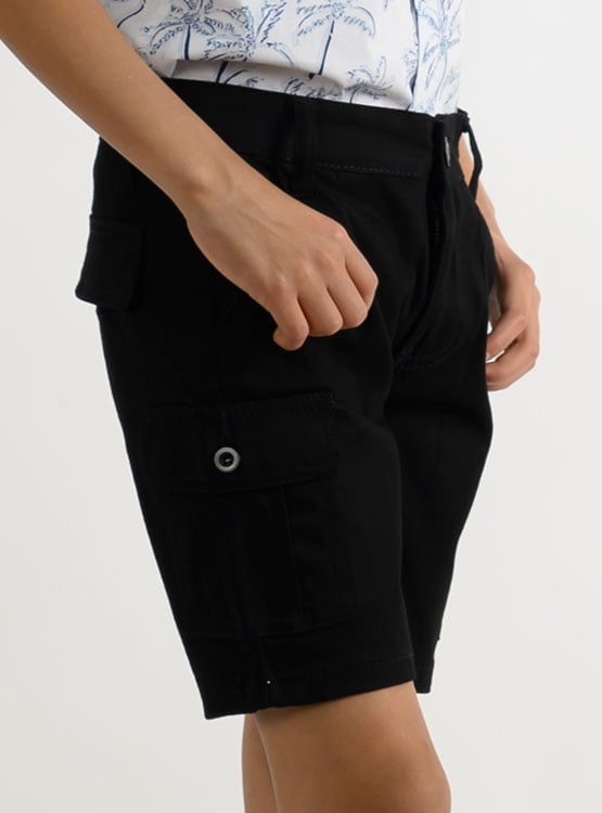SHORT ALGODÓN REGULAR FIT NIÑO WOALLANCE 85-SG298 I24-25 - 2