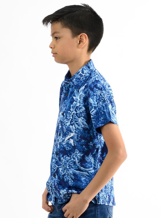 CAMISA MANGA CORTA NIÑO WOALLANCE 80-DG10005 I24-2 - 2