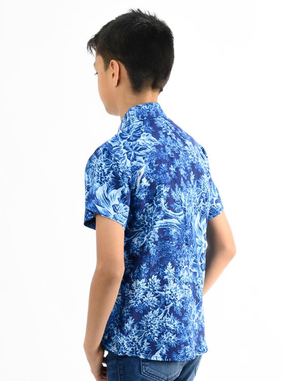 CAMISA MANGA CORTA NIÑO WOALLANCE 80-DG10005 I24-2 - 4