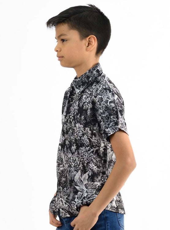 CAMISA MANGA CORTA NIÑO WOALLANCE 80-DG10005 I24-2 - 3
