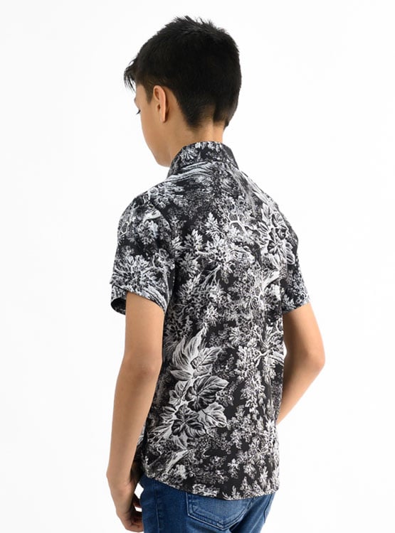 CAMISA MANGA CORTA NIÑO WOALLANCE 80-DG10005 I24-2 - 4