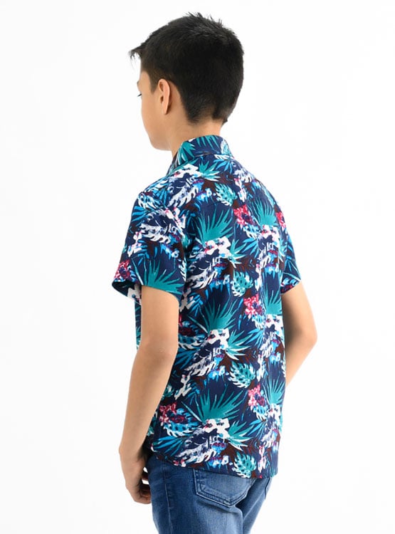 CAMISA MANGA CORTA NIÑO WOALLANCE 80-DG10009 I24-2 - 4