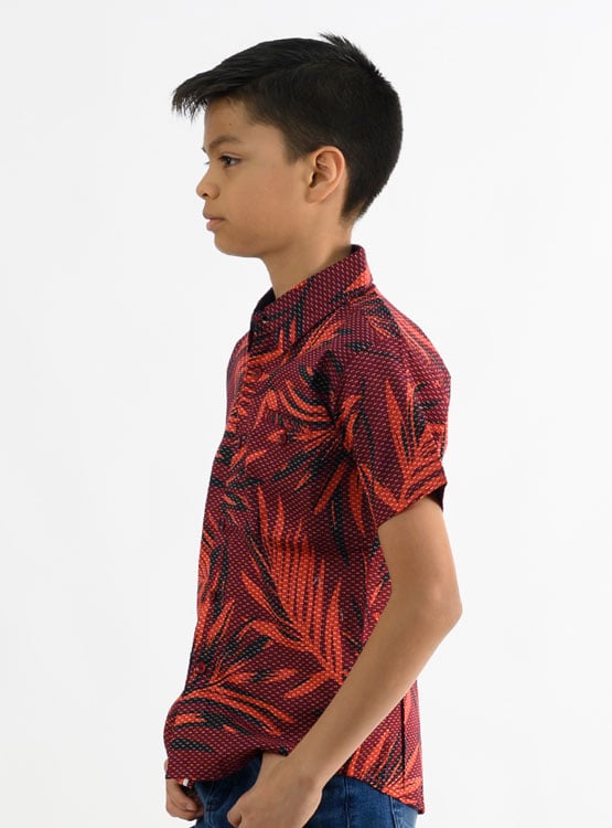 CAMISA MANGA CORTA NIÑO WOALLANCE 80-DG2889 I24-25 - 3
