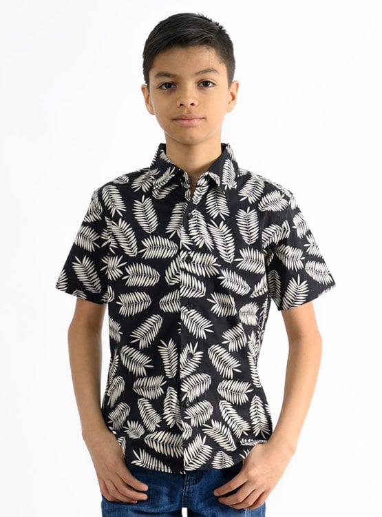 CAMISA MANGA CORTA NIÑO WOALLANCE 80-DG2934 I24-25 - 1