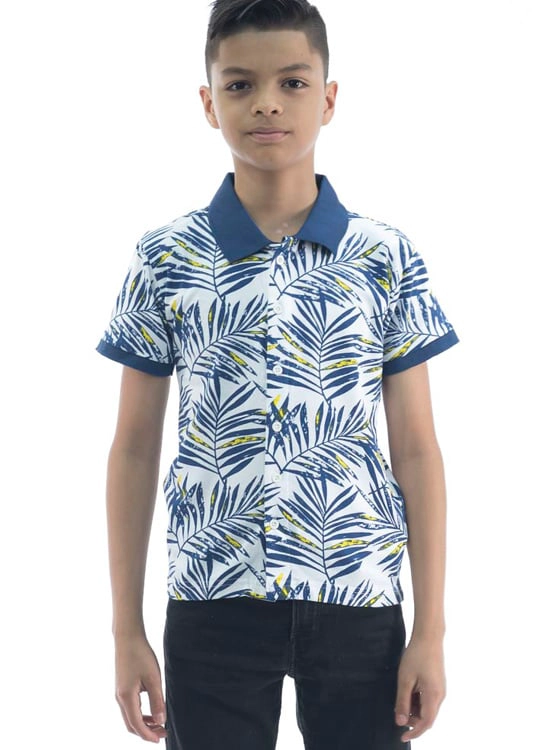 POLO MANGA CORTA ALGODÓN NIÑO WOALLANCE 80-LG76418 I24-25 CAMISERO - 1