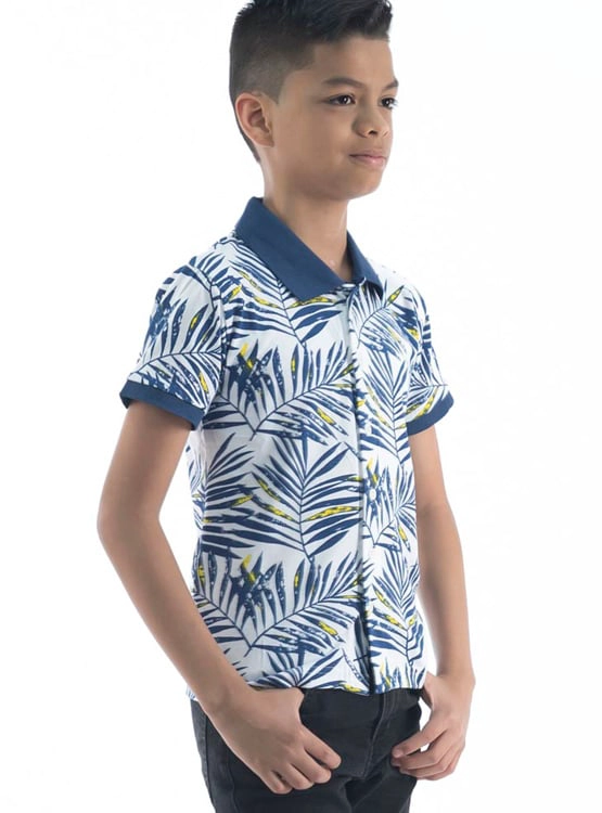 POLO MANGA CORTA ALGODÓN NIÑO WOALLANCE 80-LG76418 I24-25 CAMISERO - 2