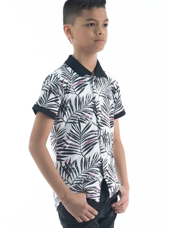POLO MANGA CORTA ALGODÓN NIÑO WOALLANCE 80-LG76418 I24-25 CAMISERO - 2