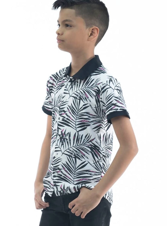 POLO MANGA CORTA ALGODÓN NIÑO WOALLANCE 80-LG76418 I24-25 CAMISERO - 3